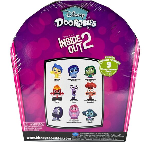 Disney Doorables Pixar Inside Out 2 Exclusive Collectible Box Set Joy Envy Fear - Picture 6 of 14
